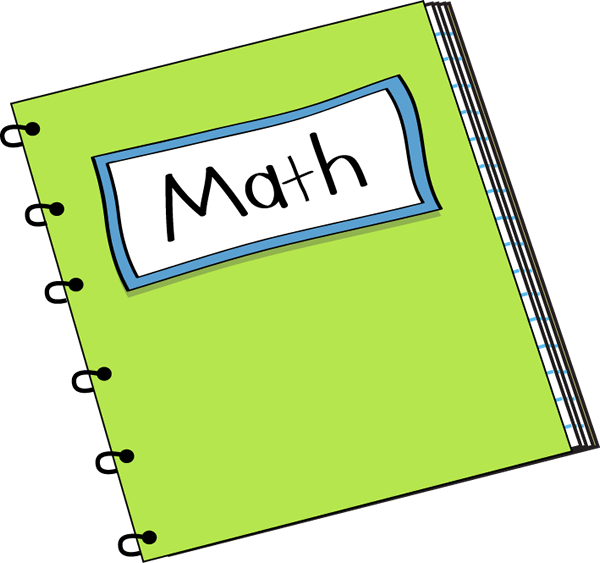 Green math notebook